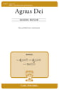 Agnus Dei SAB choral sheet music cover